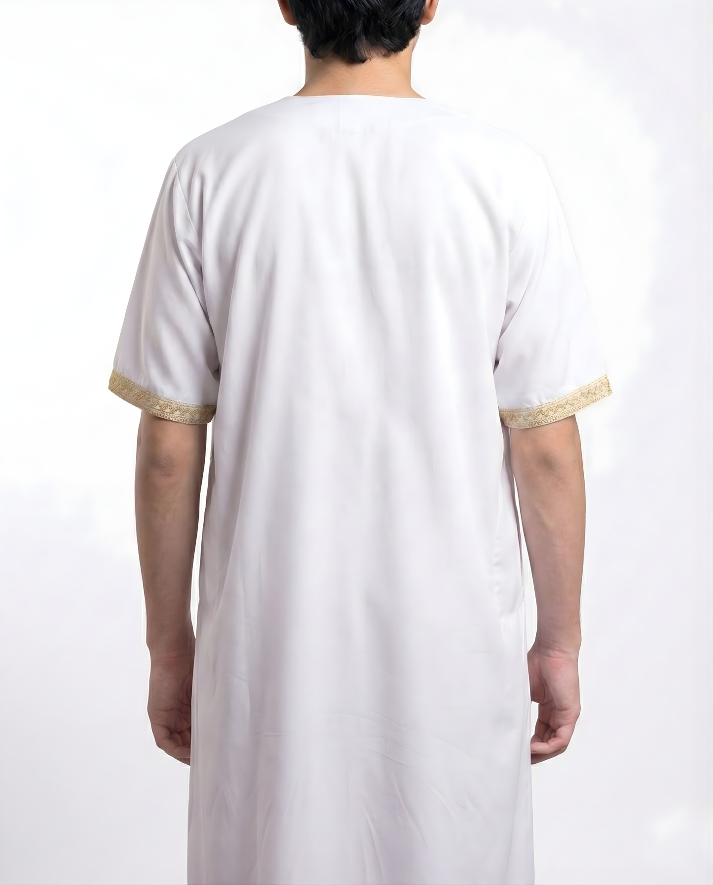 White Moroccan Thobes Kids
