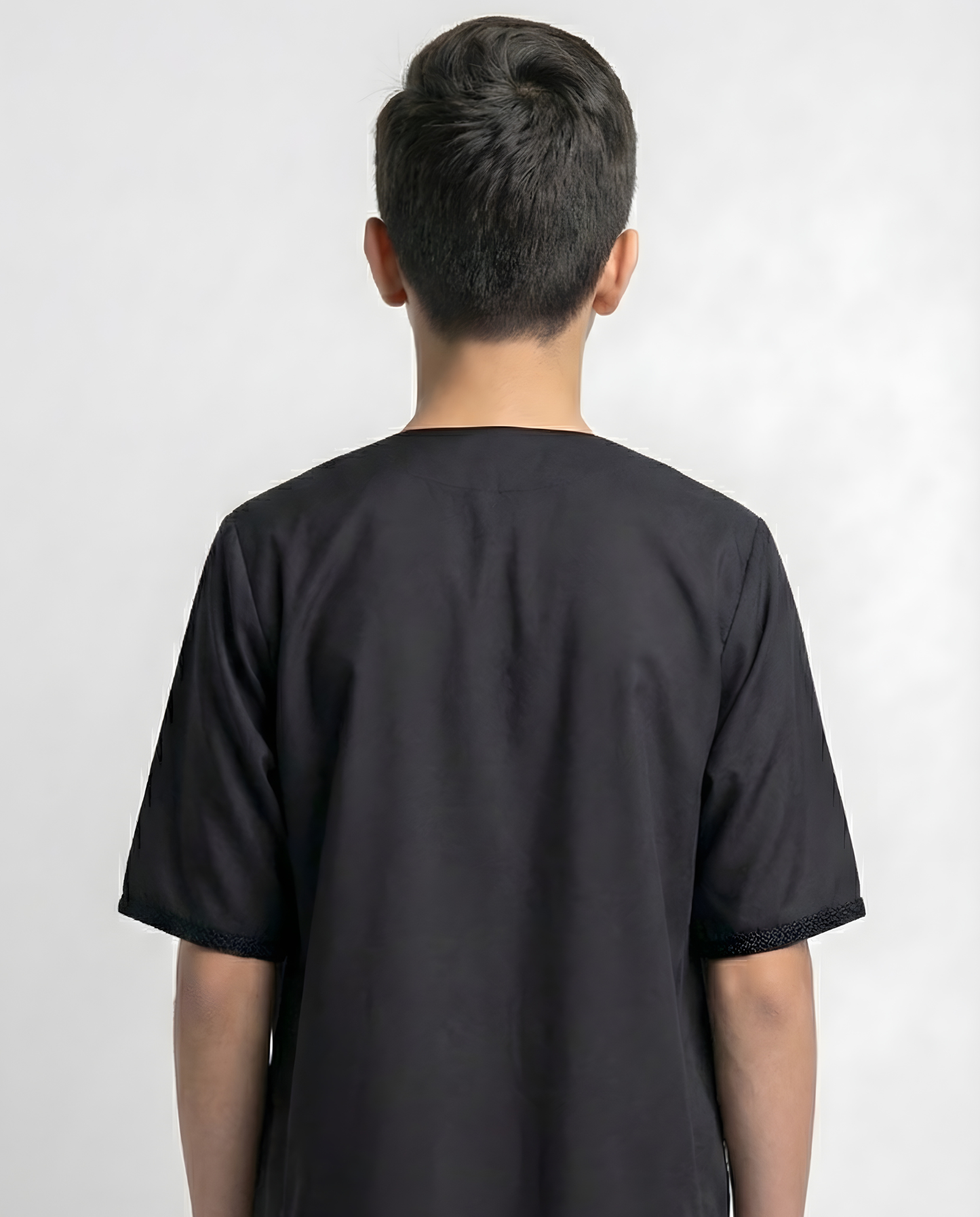 Black Moroccan Thobes Kids