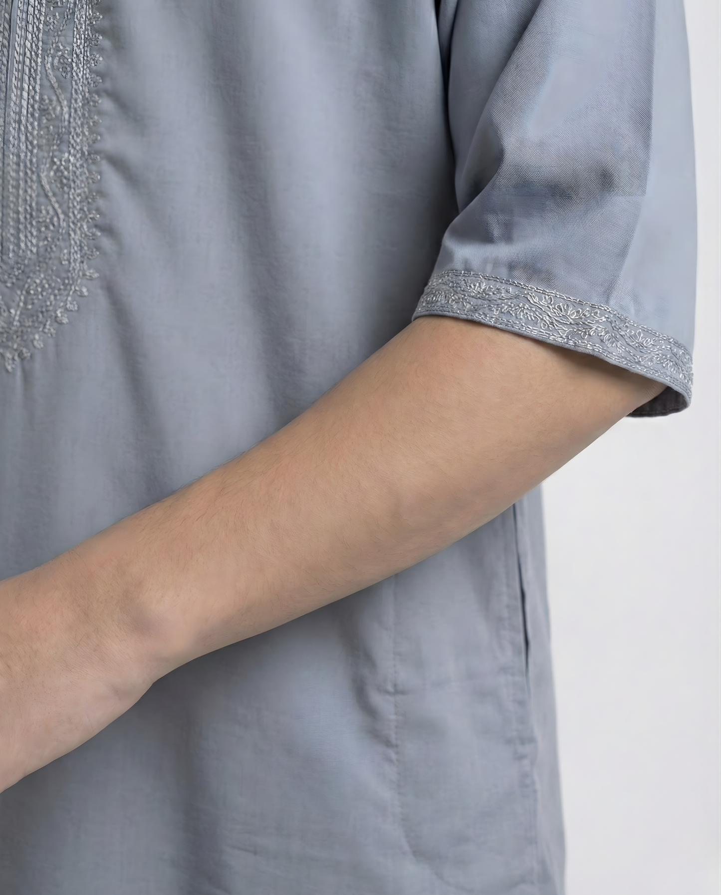 Grey Moroccan Thobes Kids