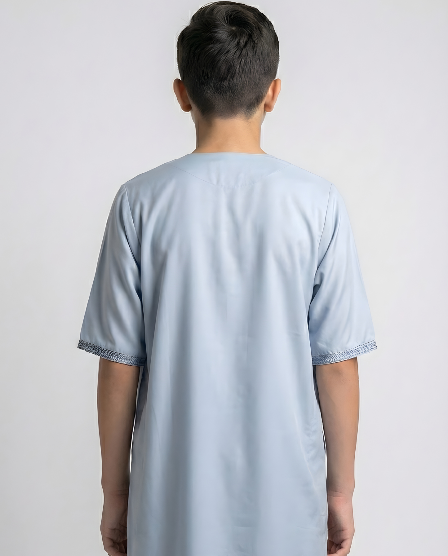 Sky Blue Moroccan Thobes Kids