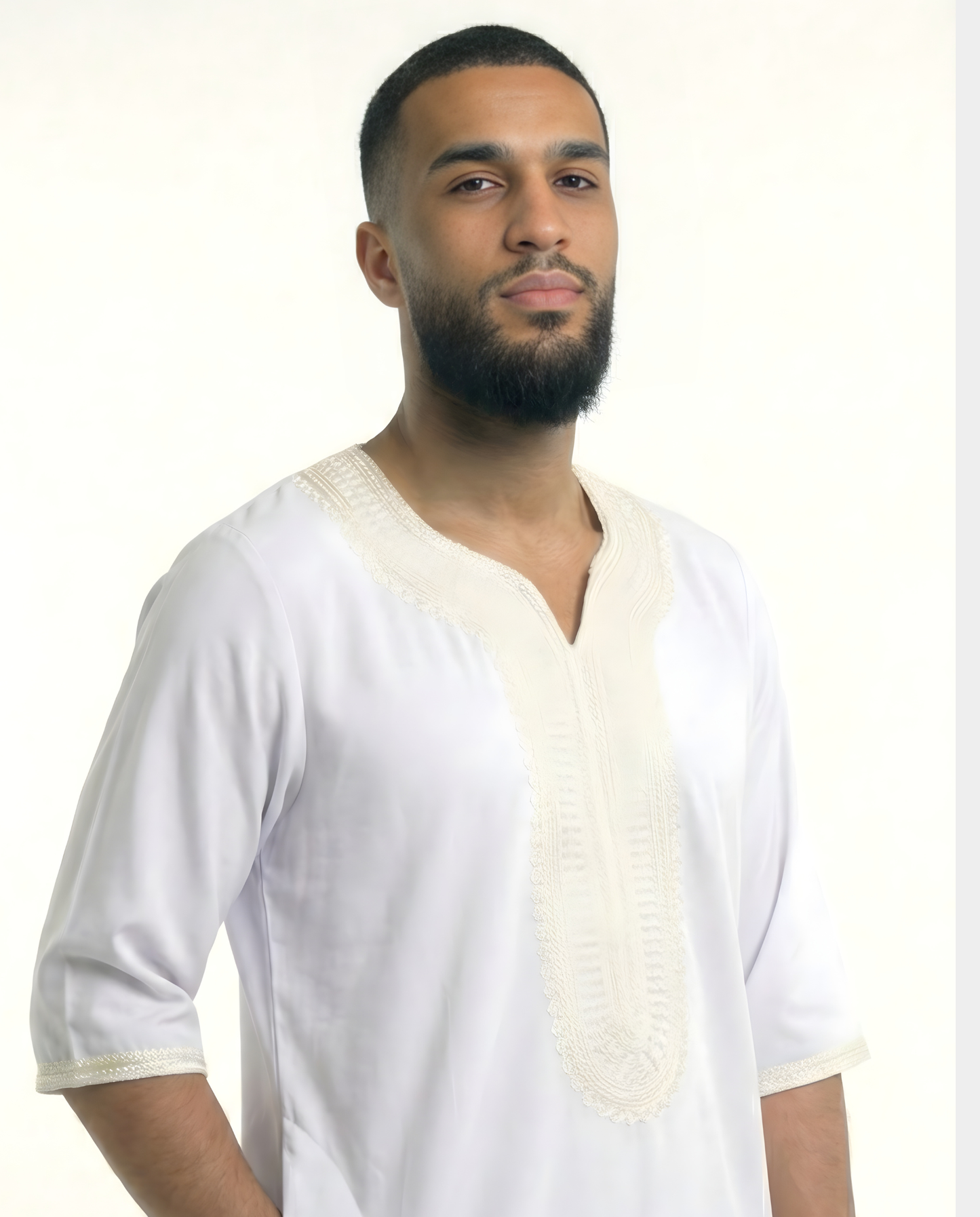 White Moroccan Thobes Men