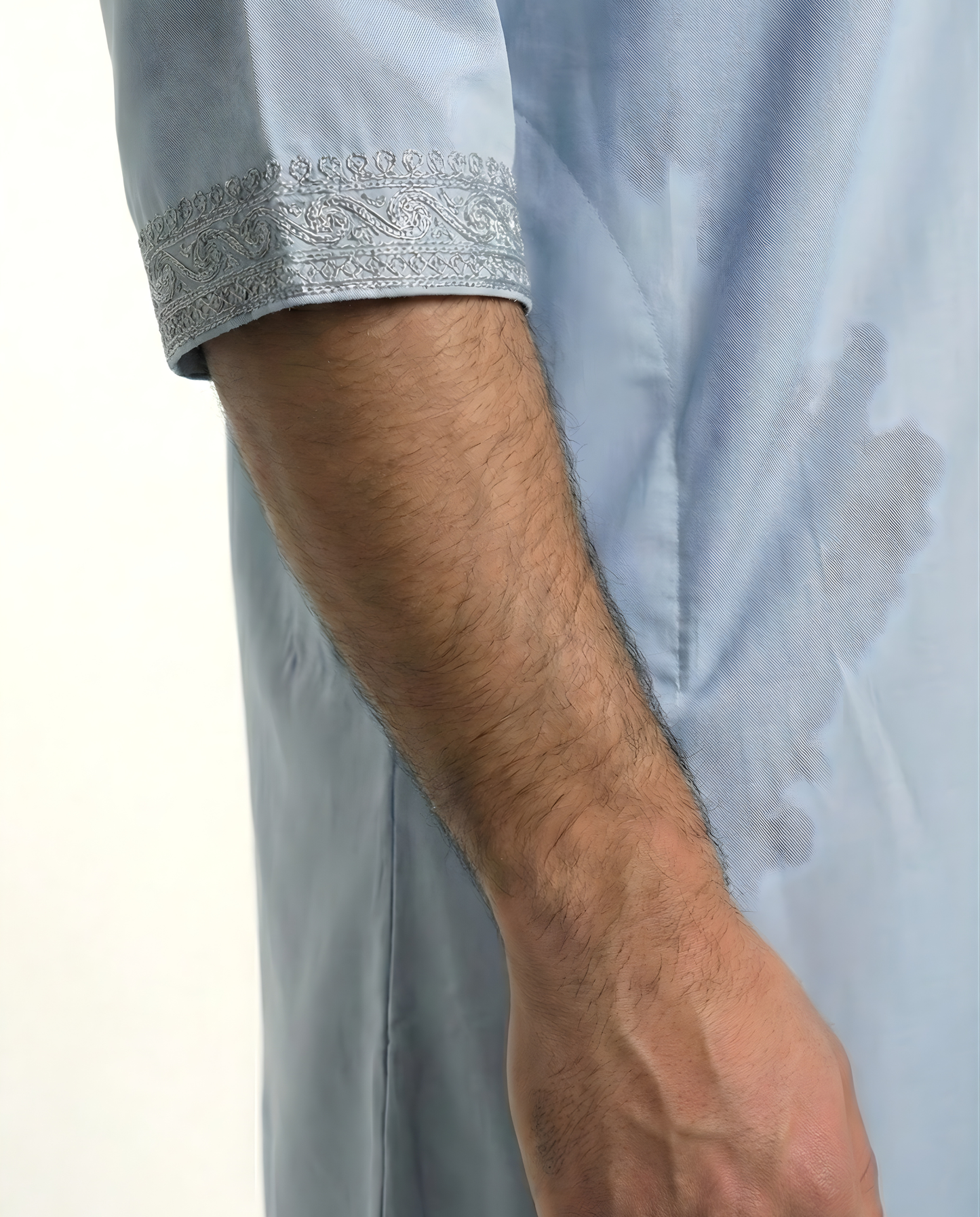 Sky Blue Moroccan Thobes Men