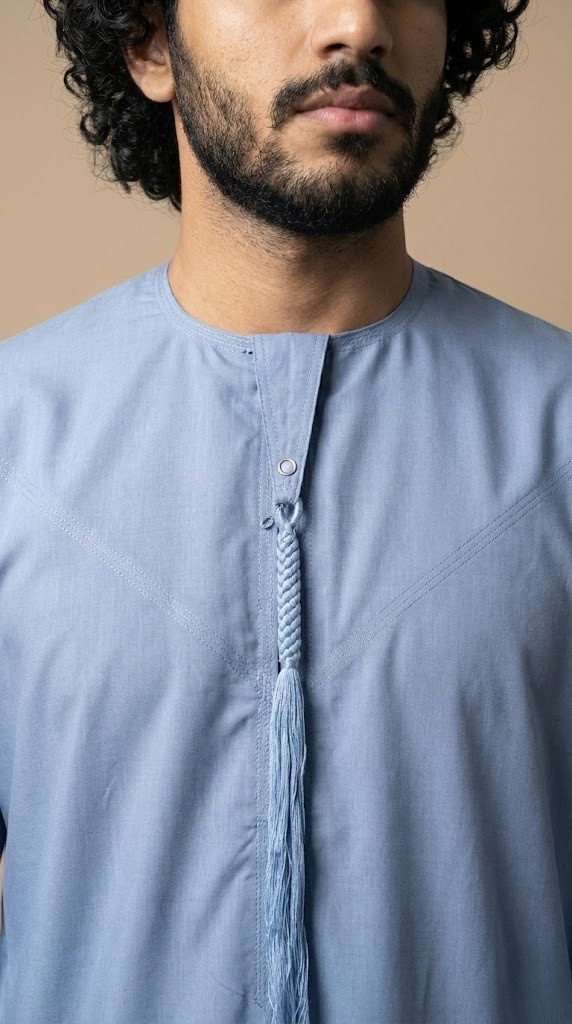 Light Blue Emarati Plain Thobes Men’s