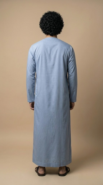Light Blue Emarati Plain Thobes Men’s