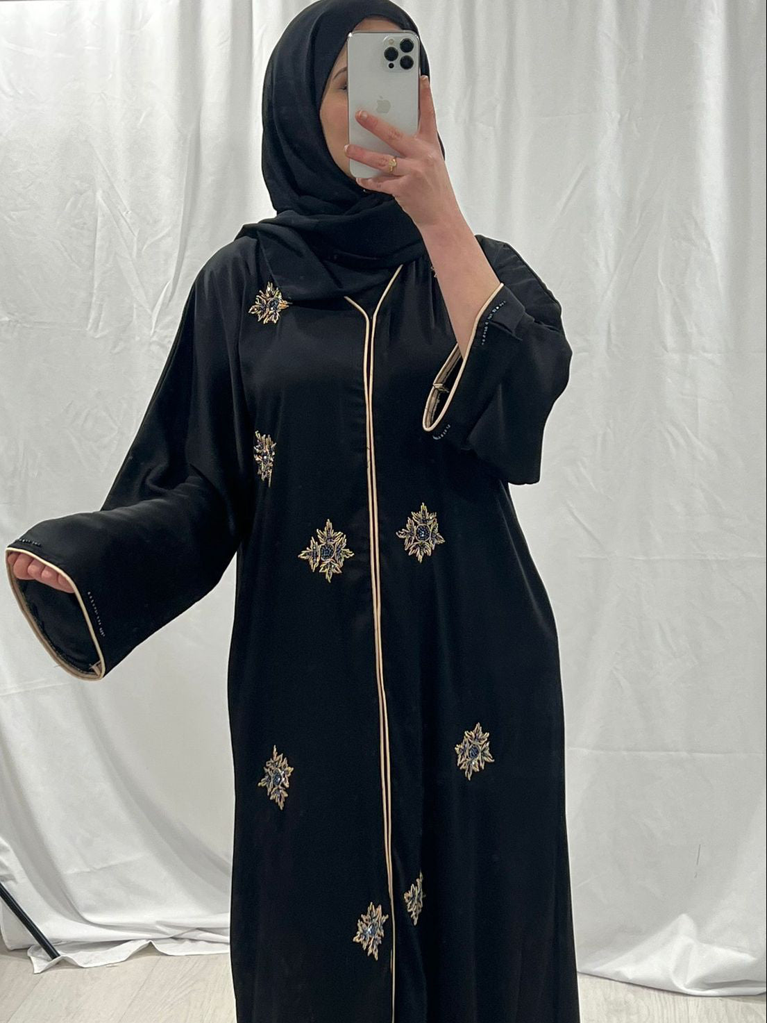 Noor ul layl Abaya embellished